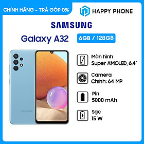 Điện thoại Samsung Galaxy A32 (6GB/128GB) - Hàng Chính Hãng - Đã kích hoạt bảo hành điện tử