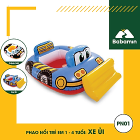 Phao Bơi Cho Bé 1, 2, 3, 4 Tuổi Chống Lật - Babamin - Bơm Hơi