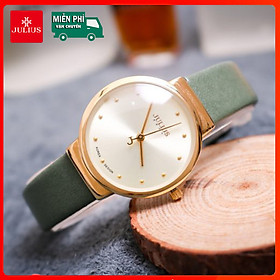 Đồng Hồ Nữ Julius Hàn Quốc JA426L Dây Da Cá Tính - Thời Trang - Chống Nước - Máy Quartz Nhật