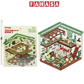 Bộ 30 Sticker MiniScape 3D - Teenage MS-06