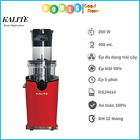 Máy Ép Chậm KALITE KSJ4414 Châu Âu 400ML Công Suất 200W - Hàng Chính Hãng