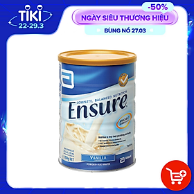 Sữa bột Ensure hương Vanila 850 Grams cho người lớn tuổi