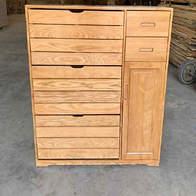TỦ GIẦY DÉP THÔNG MINH GỖ SỒI 1M2