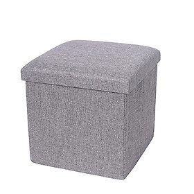 Mua Ghế hộp gấp gọn tiện dụng 30X30CM   XÁM TRƠN