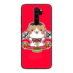 Ốp Lưng in cho Xiaomi Redmi Note 8 Pro Mẫu Mèo May Mắn 7 - Hàng Chính Hãng