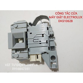 Công tắc khóa cửa dùng cho máy giặt Electrolux cửa ngang EWF 10843 10844 10744 12843 12844 12844S 85743 80743 12944 9025 mg ELEC lồng đứng inverter ba chân vuông