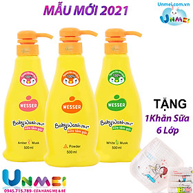 Combo 2 Chai Sữa Tắm Wesser 500ml