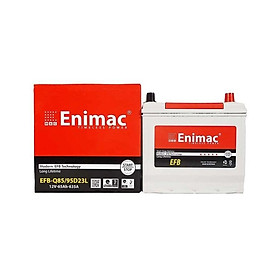 Bình Ắc Quy ENIMAC EFB Q85/95D23L (12V-65AH) - Cọc L