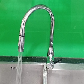 Mua Vòi rửa bát rút tăng áp tự động  đầu vòi nhỏ tránh bắn nước