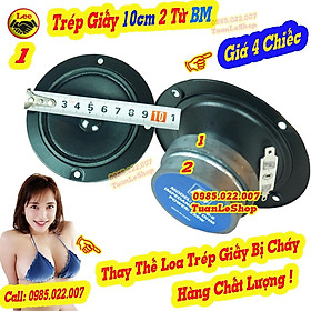 Hình ảnh LOA TREP GIẤY 10cm 2 TỪ BM 10cm – HÀNG CHẤT LƯỢNG - Giá 04 TREBLE 10cm BM CH