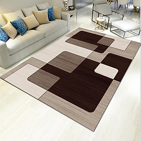 Mua Thảm trải sàn loại 1m6 x2m3 mẫu kẻ gỗ