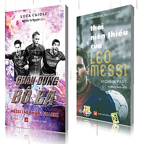 Nơi bán Combo: Chân dung bộ 3 messi-neyma-suarez, Thời niên thiếu của Leo Messi  - Giá Từ -1đ