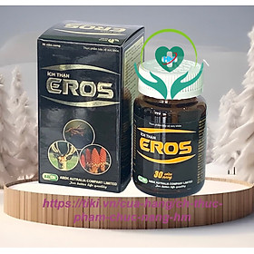 Ích thận eros QT - Hộp 30 Viên -tăng cường sinh lý, phục hồi chức năng thận, tiểu đêm, đau lưng, Vinaphar