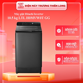 LTL H0MVW0T(GG) - Máy giặt Hitachi Inverter 10.5 kg LTL H0MVW0T(GG) - Màu xám đậm - Hàng chính hãng