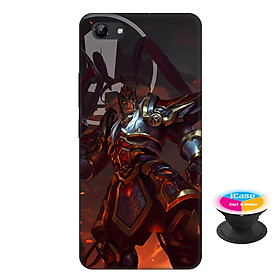 Ốp lưng nhựa dẻo dành cho Vivo Y81 in hình Lữ Bố kỵ sĩ âm phủ - Tặng Popsocket in logo iCase - Hàng Chính Hãng