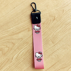 Nơi bán Móc khóa dây Strap dây vải DAY-DT-Kitty dây hồng phấn - Giá Từ -1đ