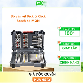 Mua BỘ VẶN VÍT PICK & CLICK BOSCH 44 MÓN - Hàng chính hãng