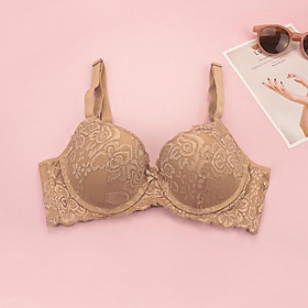Áo Lót Nâng Ngực Nữ LUPERI SP849 Có Gọng Mỏng Phối Ren Đai 3 Móc Chắc Chắn Trẻ Trung Quyến Rũ