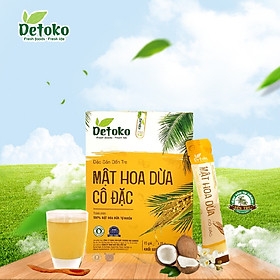 Mật Hoa Dừa Bamboo Hộp 15 Gói 225g Tiện Lợi Phiên Bản Cao Cấp Nguyên Chất, Ổn Định Đường Huyết, Tăng Sức Đề Kháng