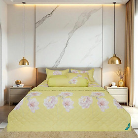 Bộ chăn drap gối Tencel Luxury Hometex ( 5 món )