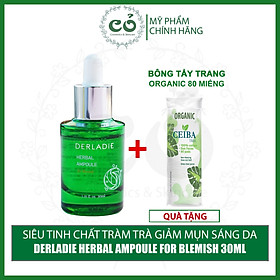Siêu Huyết Thanh Giảm Mụn Từ Tràm Trà Derladie Herbal Ampoule For Blemish 30ml