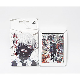Bộ bài anime poker TOKYO GHOUL 52 lá hộp ảnh anime chibi