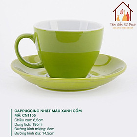 Mua Cốc sứ Bát Tràng  cốc sứ uống cafe capuchino 180ml men khử chì  nhiều màu
