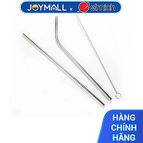 Ống hút inox loại ống hút thẳng, cọ rửa ống hút, Hàng chính hãng, thép không gỉ - JoyMall