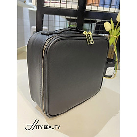 Mua Cóp vải  da cao cấp  ngăn chứa đa năng linh hoạt Makeup cá nhân khóa kéo chuyên nghiệp - Hity Beauty
