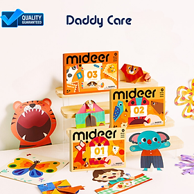 Giấy Gấp Origami Mideer Origami 3 cấp độ, Đồ Chơi Thủ Công giáo dục sáng tạo Cho Bé