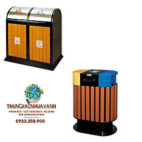 Mua THÙNG RÁC NGOÀI TRỜI 2 NGĂN PHÂN LOẠI