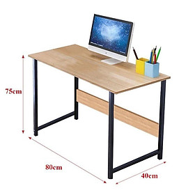 Bàn làm việc chữ U kiểu NHẬT BẢN hiện đại (R40*D80*C75CM) mặt gỗ MDF NHẬP KHẨU CAO CẤP, chân sắt chắc chắn,hot nhất 2021