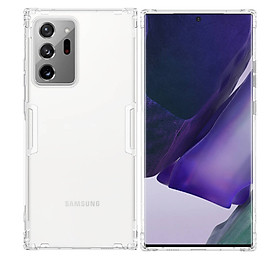 Ốp lưng dẻo silicon cho Samsung Galaxy Note 20 Ultra hiệu Nillkin mỏng 0.6mm, chống trầy xước - Hàng chính hãng - Clear