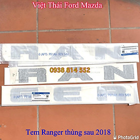 Mua TEM CHỮ RANGER TRÊN CỬA THÙNG SAU RANGER 18