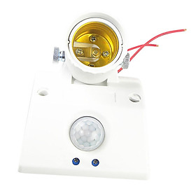 E27 Light Socket Lamp Bulb Holder Infrared PIR Body Motion Sensor Switch
