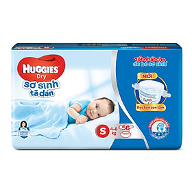 Tã dán sơ sinh Huggies mới size S gói 56 miếng