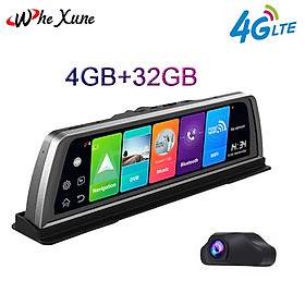 Mua Camera hành trình nhãn hiệu Whexune V900 đặt taplo ô tô tích hợp cam lùi  4G  wifi  hệ điều hành Android 8.1  màn hình cảm ứng 10 inch - Hàng Nhập Khẩu