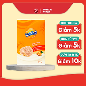 Bánh cookie Lai Phú kem Cam 270g