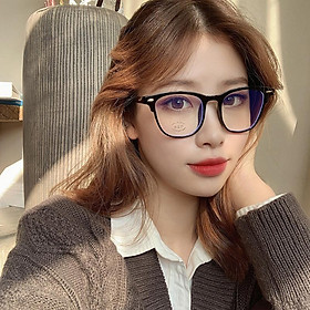 Kính cận thời trang gọng nhựa cao cấp phong cách Hàn Quốc bảo vệ mắt chống ánh sáng xanh