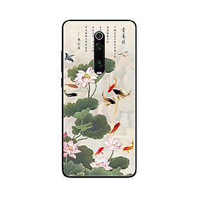 Ốp Lưng in cho Xiaomi Mi 9T Mẫu Tranh Cá Koi - Hàng Chính Hãng