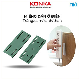 Mua Miếng dán ổ điện treo tường  miếng dán treo tường ổ cắm điện dạng trượt  dán siêu dính  treo ổ điện  điều khiển