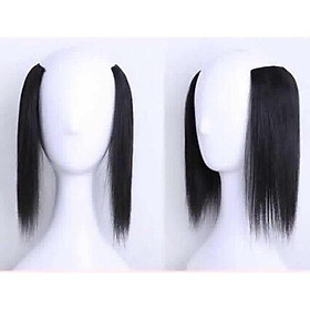 TÓC KẸP PHỒNG SET 2 KẸP TÓC GIẢ THẲNG LÀM PHỒNG CHÂN TÓC