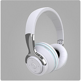 Tai nghe chụp tai H2, tai nghe không dây kết nối bluetooth 5.1, đường kính loa 40mm, pin 650 mAh nghe nhạc lên đến 12h- Hàng nhập khẩu