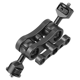 360° Arm Aluminum Ball Joint Mount ,Shock-Resistant for  Hero9/8/7/6/5, with 1/4” screws