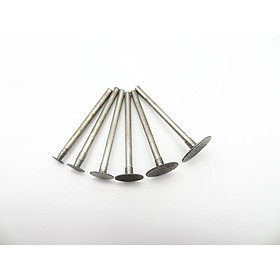 Mua mũi mài khắc đá khắc ngọc phách chân 3ly - 6 mũi mài hình đĩa tròn