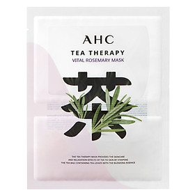 Mặt Nạ Lá Hương Thảo AHC Tea Therapy Vital Rosemary 1 Miếng