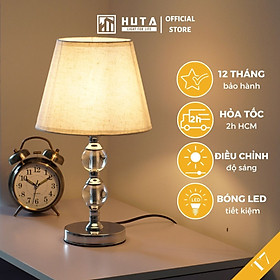 Đèn Ngủ Để Bàn HUTA T7 Điều Chỉnh Độ Sáng, Thép Độc Đáo Hiện Đại Decor Trang Trí Phòng Ngủ Đọc Sách Đầu Giường, Điều Chỉnh Độ Sáng, Bóng Led, Dùng Nhà hàng, Khách Sạn, Homestay