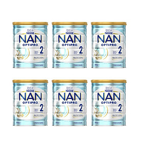 NGUYÊN THÙNG 6 LON SỮA NAN OPTIPRO SỐ 2 (800G) - Từ 6 đến 12 tháng tuổi