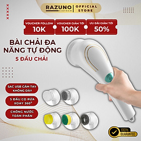 Mua Máy cọ rửa vệ sinh cầm tay đa năng cao cấp sạc USB 5 trong 1  chống nước Chính Hãng