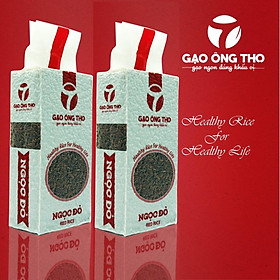 Combo 2 sản phẩm Gạo Ông Thọ - Lứt Ngọc Đỏ túi 1kg hút chân không cao cấp.